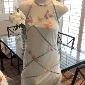 SUMMER LONG SHEER WHITE DRESS 🌹